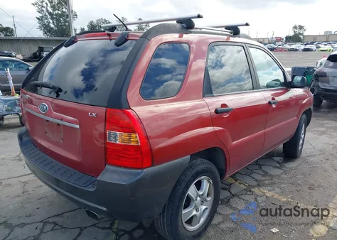 2007 Kia Sportage Lx z USA, uszkodzony, nr VIN KNDJF724677345580